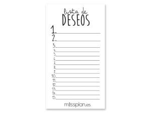 Lista de deseos Lovely