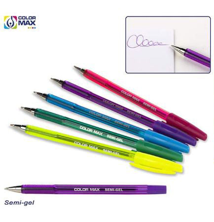 color max semi gel 5 boligrafos de colores 1