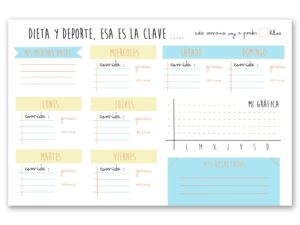 Organizador Salud Semanal Lovely
