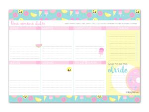 Organizador Semanal Candy