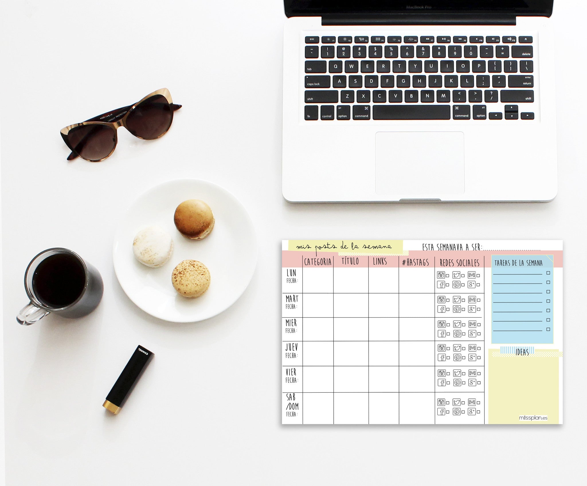 blogger semanal lovely clasic header bundle instagram